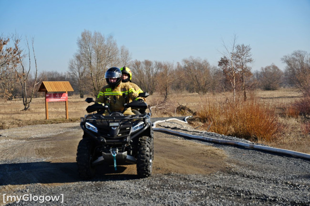 Akcja ratownicza w Hucie Miedzi Głogów