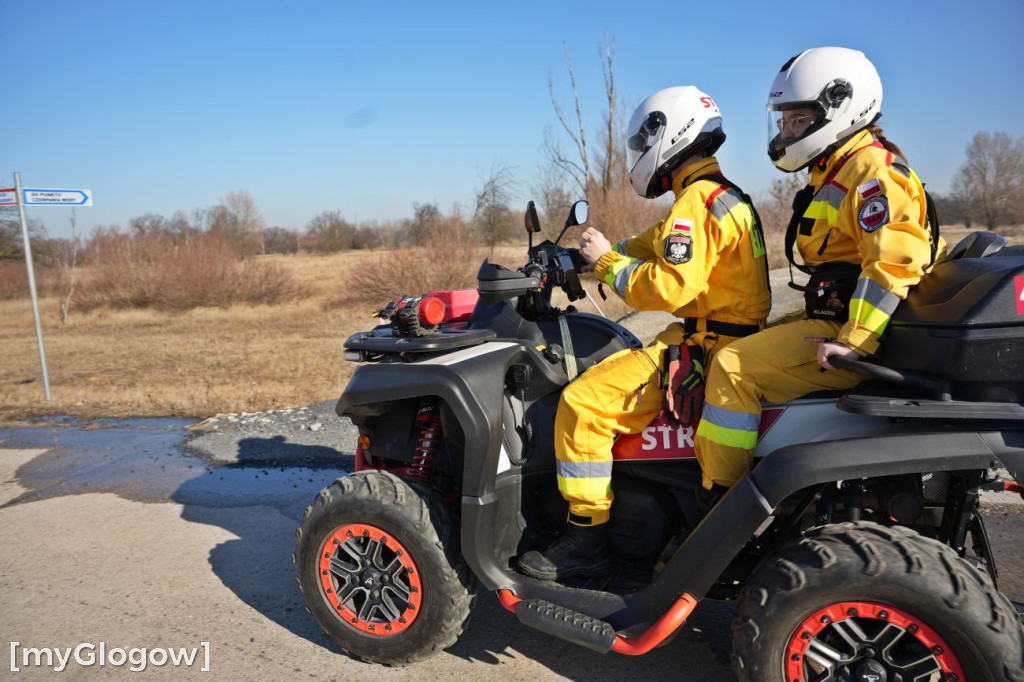 Akcja ratownicza w Hucie Miedzi Głogów