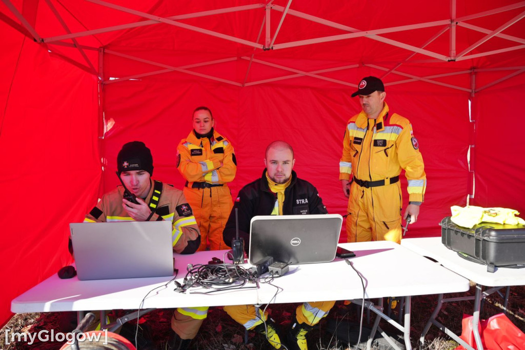 Akcja ratownicza w Hucie Miedzi Głogów