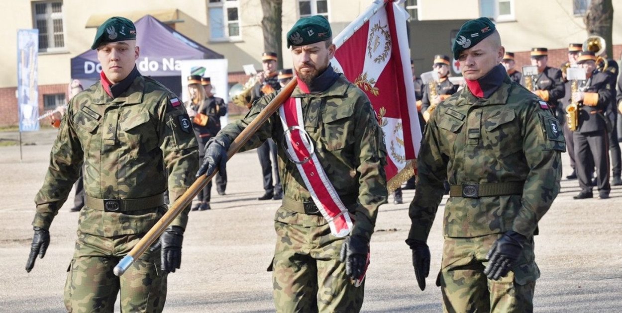 Przysięga w 4 Batalionie