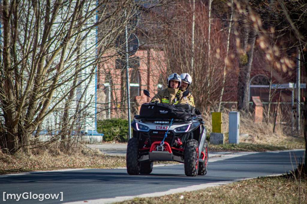 Płoną trawy i nieużytki