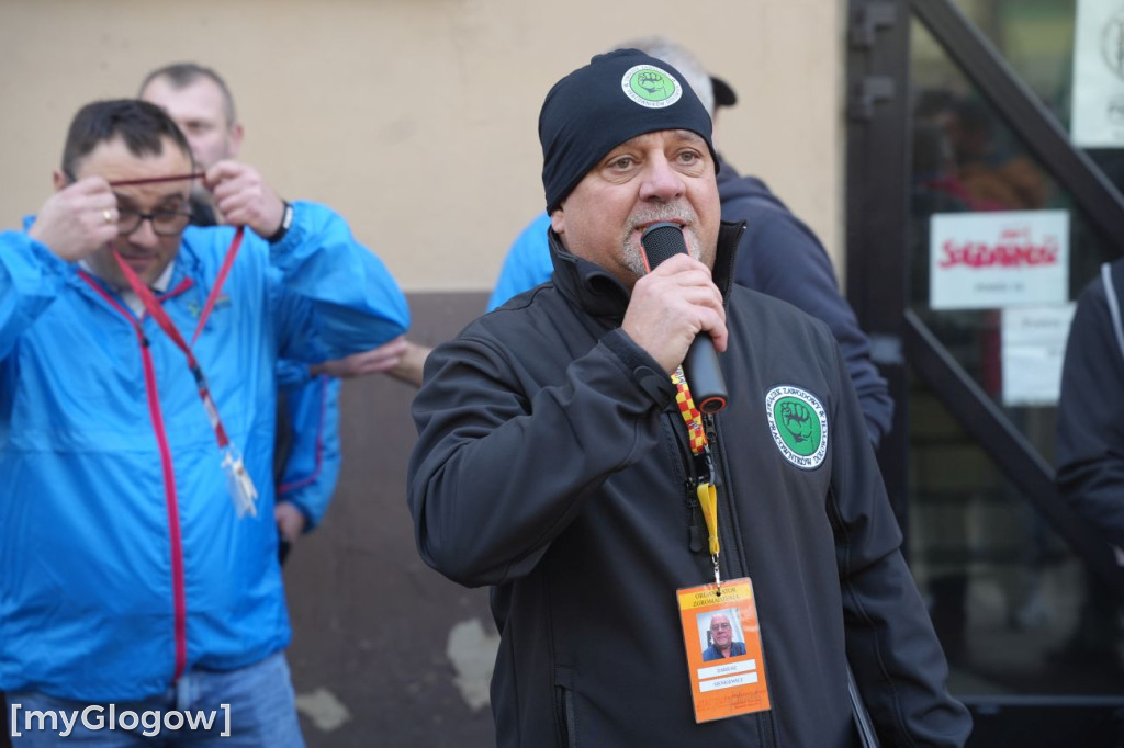 Protest pracowników KGHM