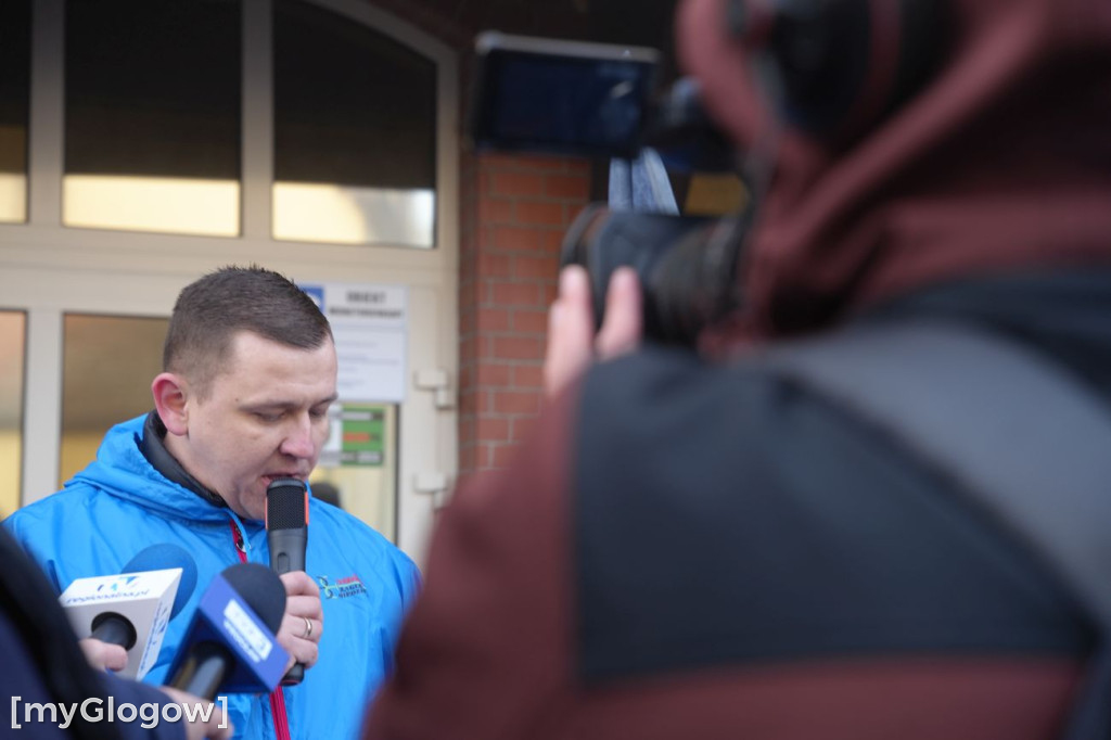 Protest pracowników KGHM