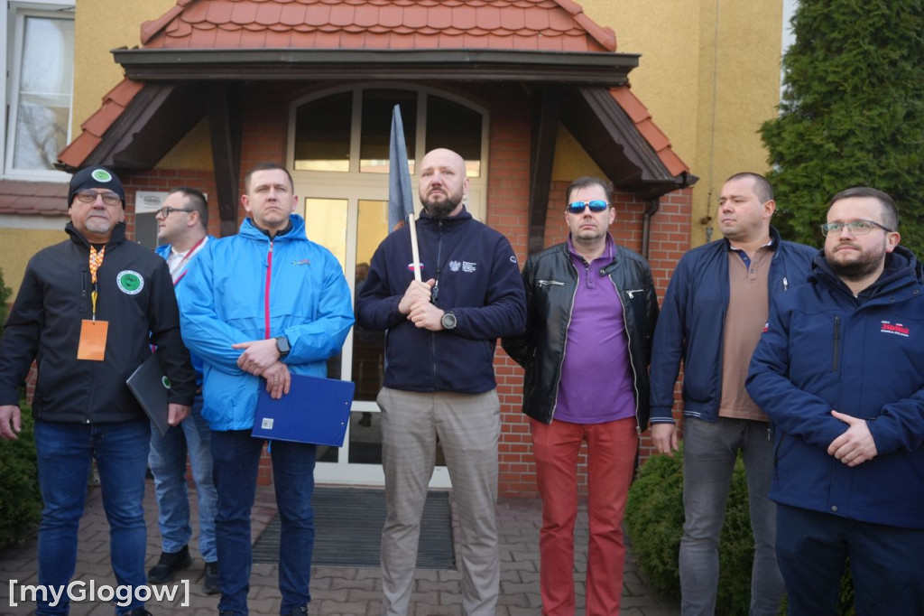 Protest pracowników KGHM