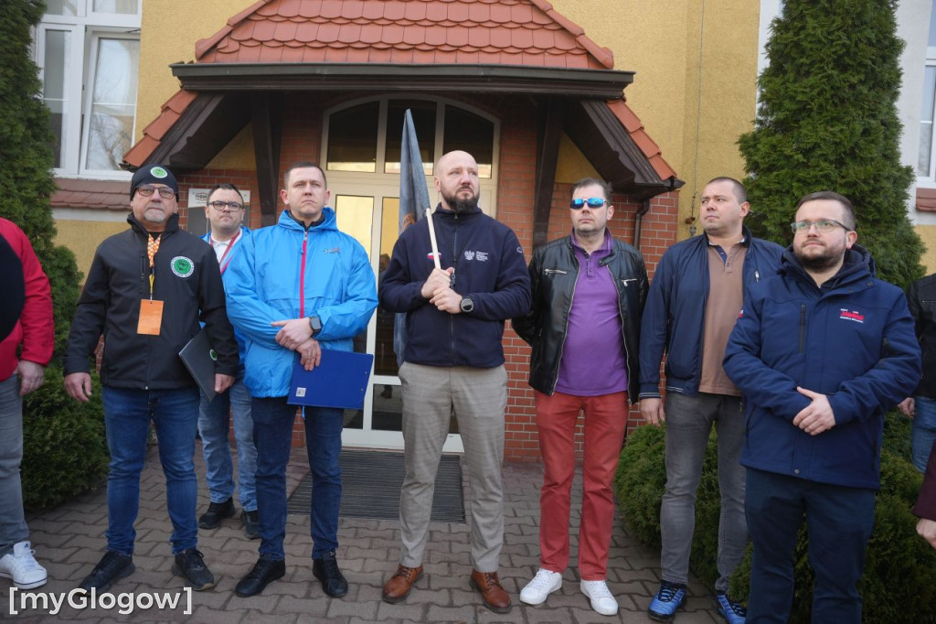 Protest pracowników KGHM