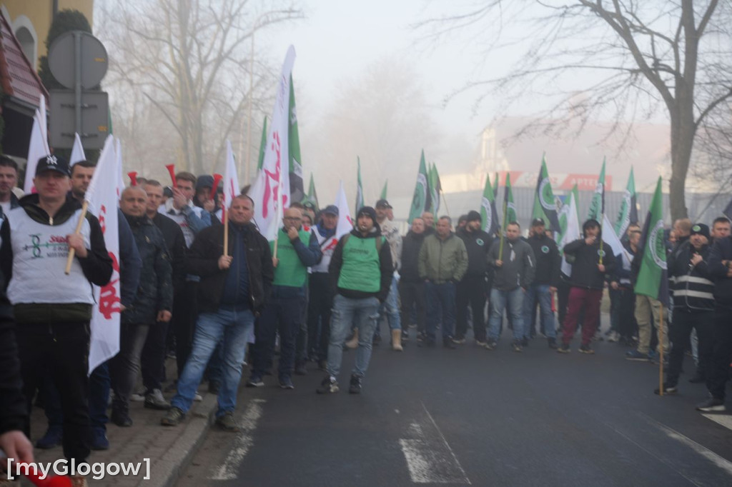 Protest pracowników KGHM