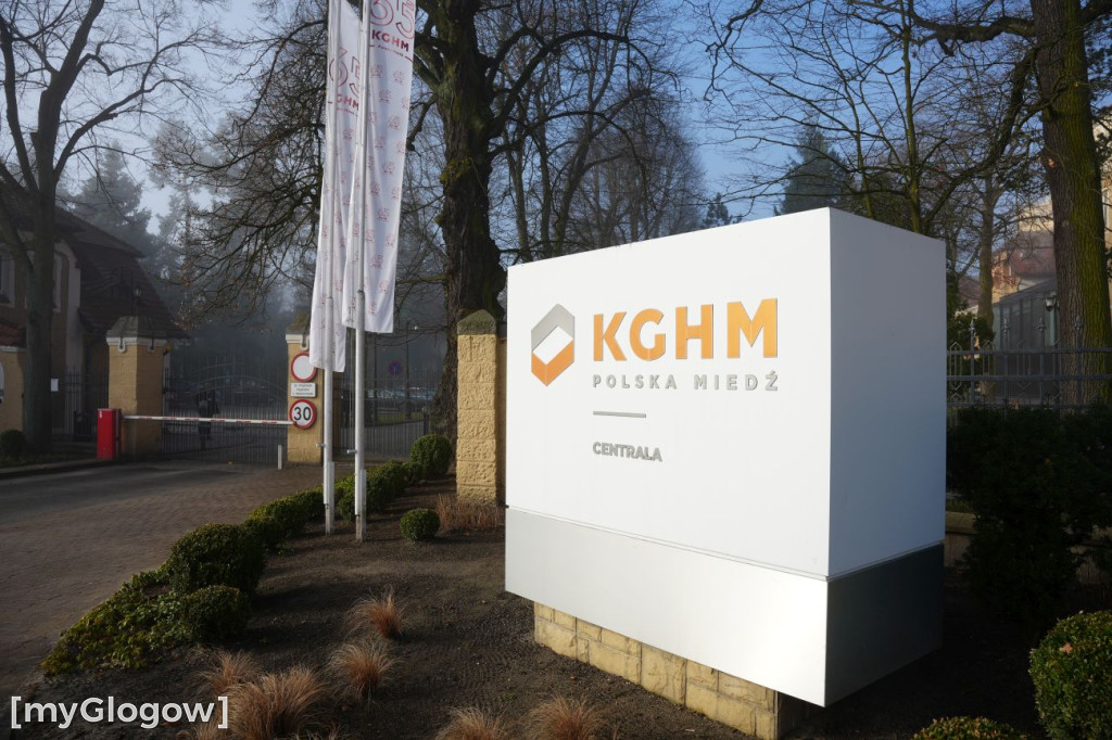 Protest pracowników KGHM