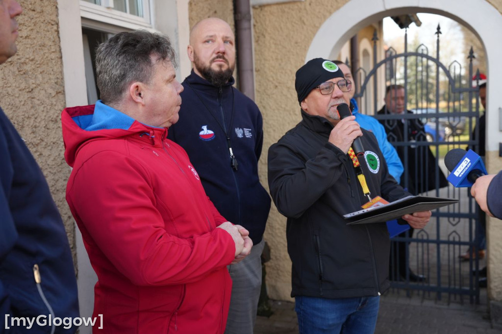 Protest pracowników KGHM
