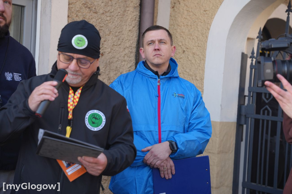 Protest pracowników KGHM