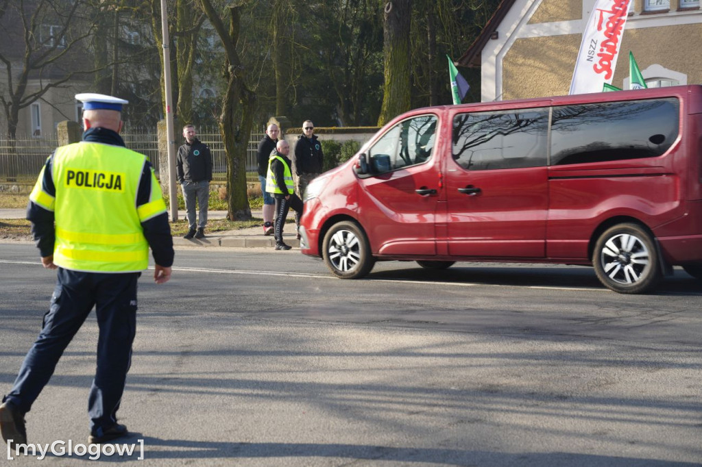 Protest pracowników KGHM