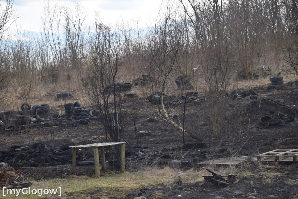 Pożar na obrzeżach Jaczowa