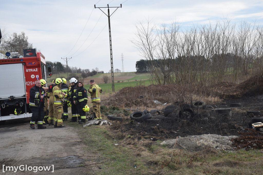 Pożar na obrzeżach Jaczowa