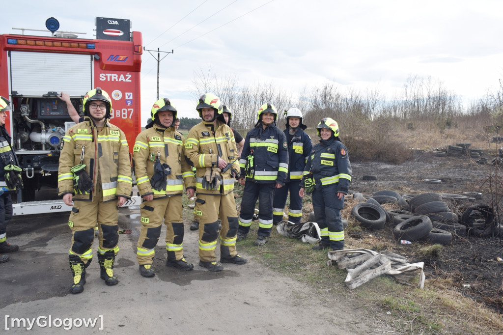 Pożar na obrzeżach Jaczowa