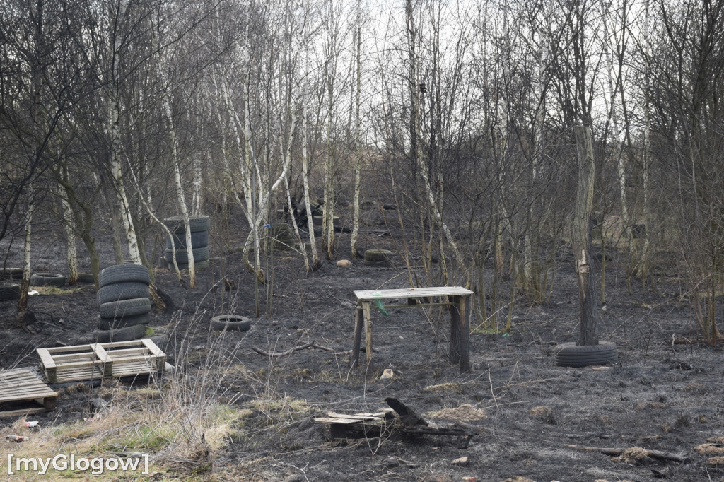 Pożar na obrzeżach Jaczowa