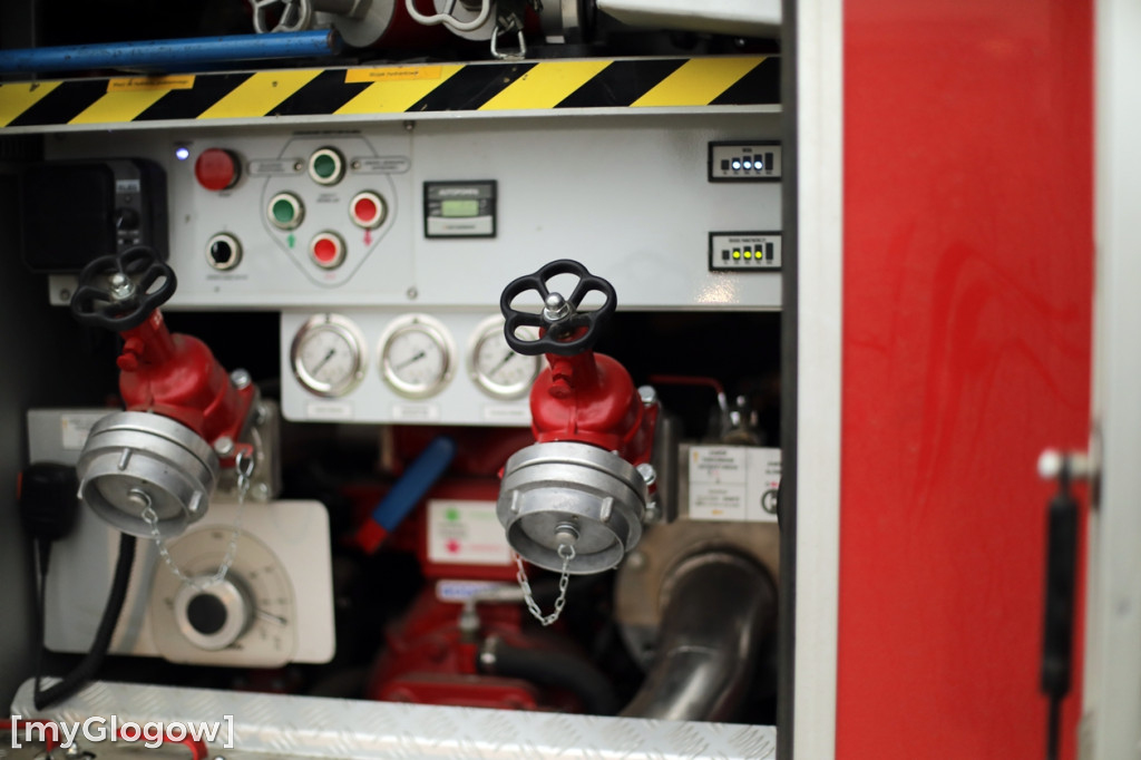 Pożar traw w gminie Pęcław