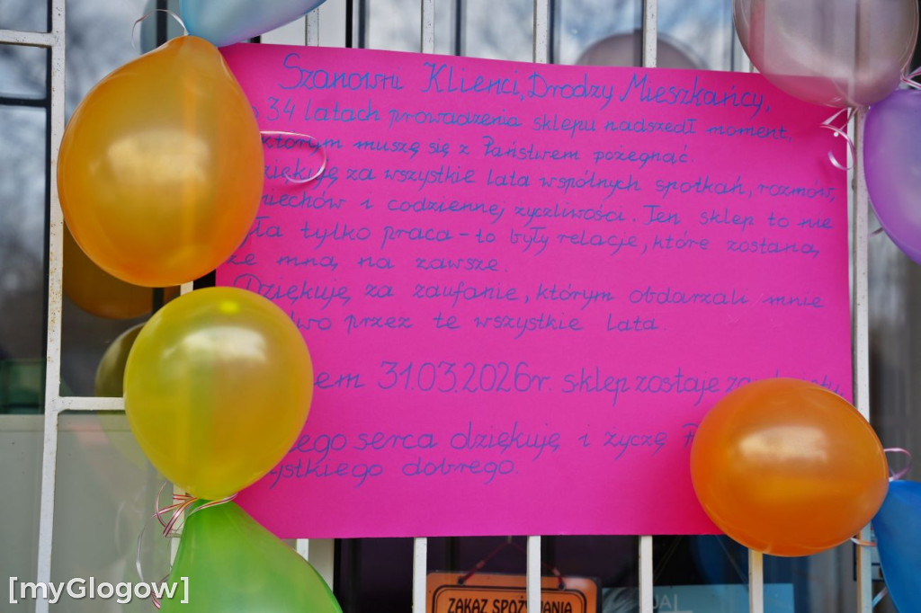 Pani Krystyna zamyka sklep