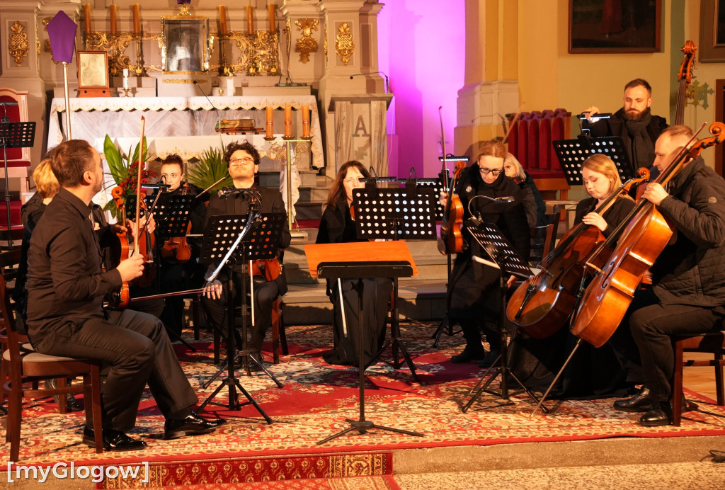 Zbigniew Zamachowski na koncercie w Głogowie