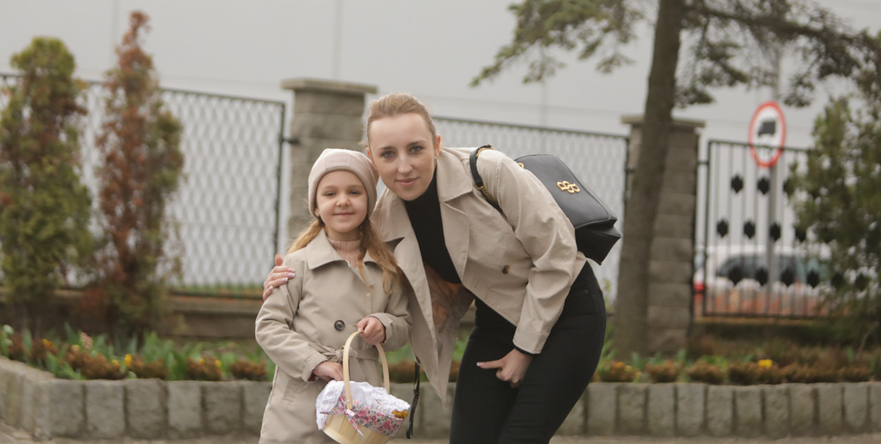 Piękne i kolorowe koszyczki w parafii św. Klemensa