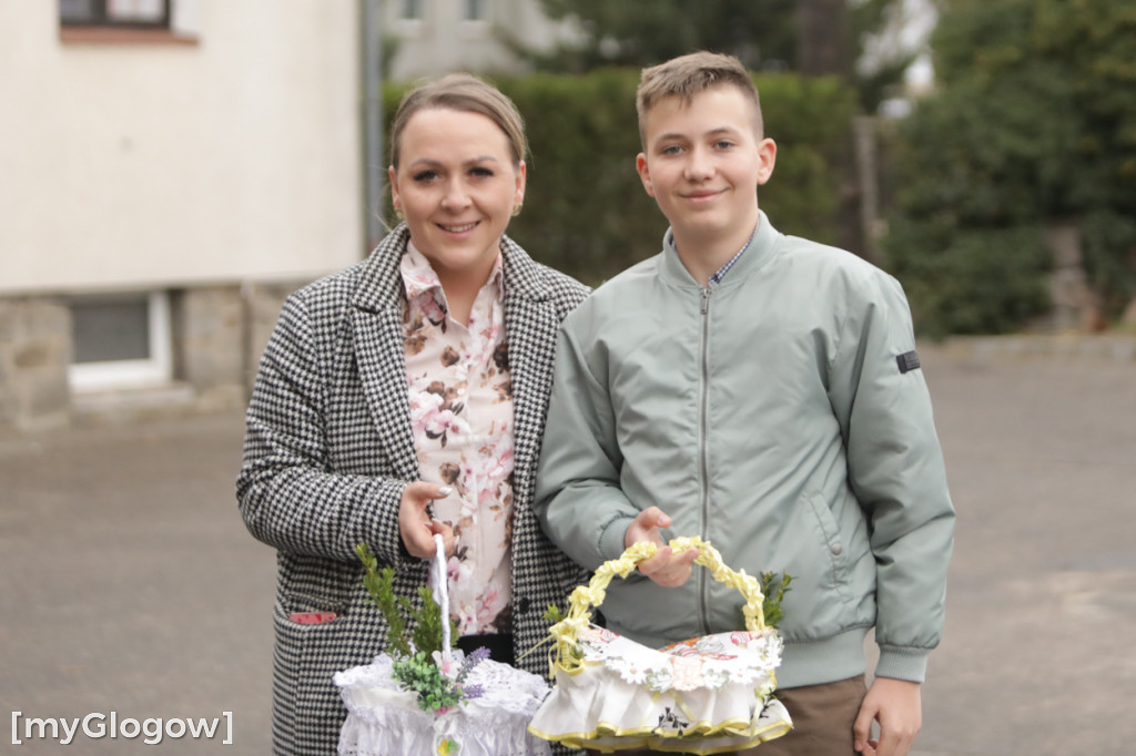 Piękne i kolorowe koszyczki w parafii św. Klemensa