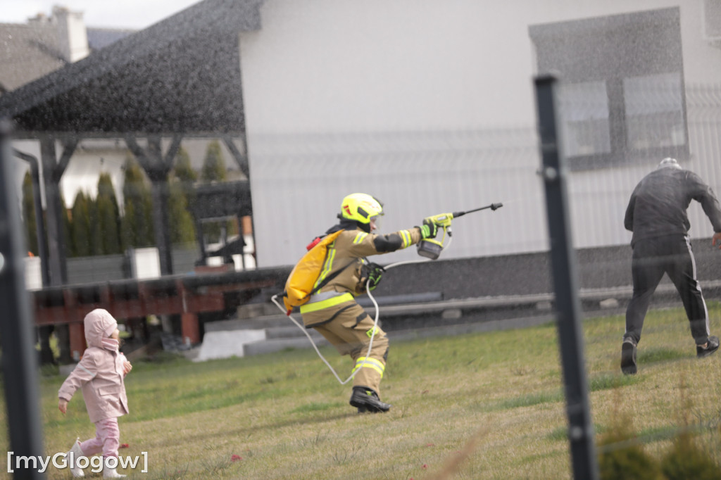 Strażacy ruszyli na mieszkańców w lany poniedziałek