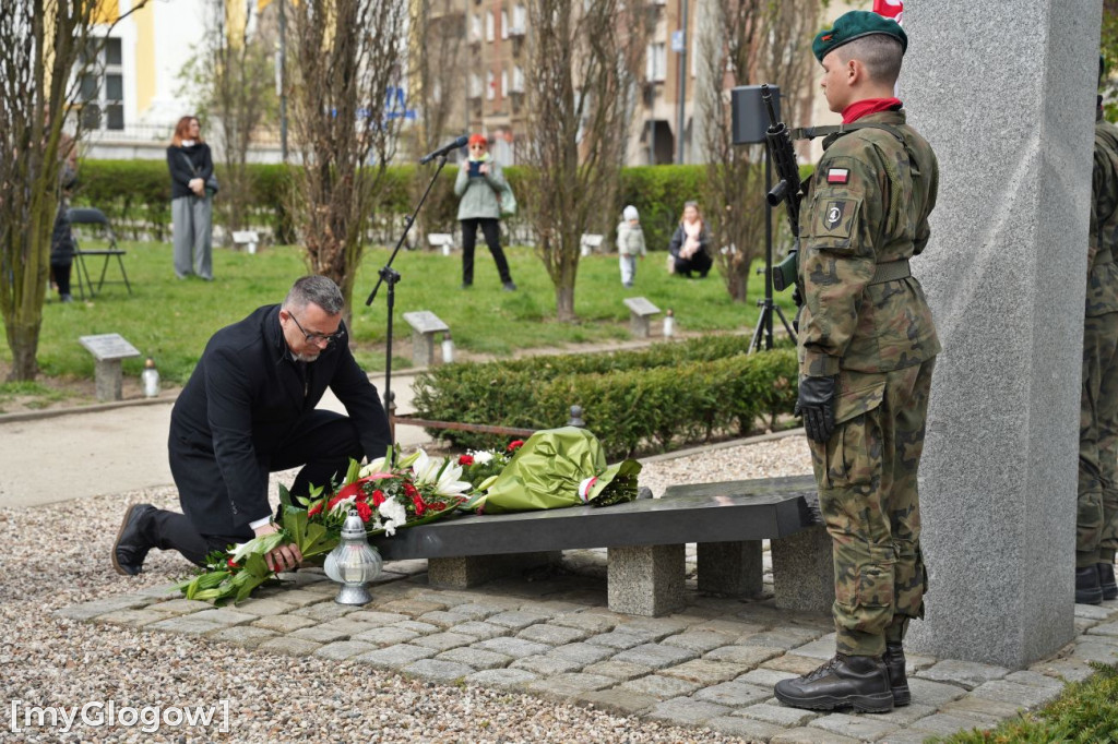 Uroczystości pod Pomnikiem Zbrodni Katyńskiej