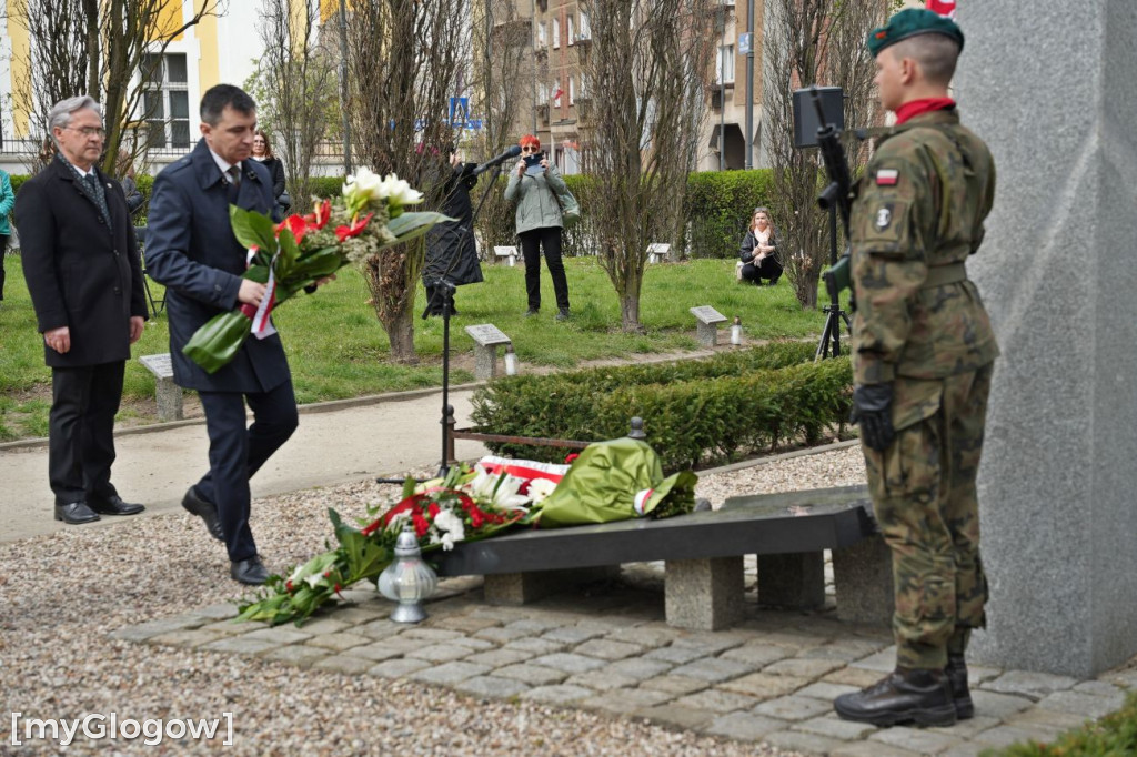 Uroczystości pod Pomnikiem Zbrodni Katyńskiej