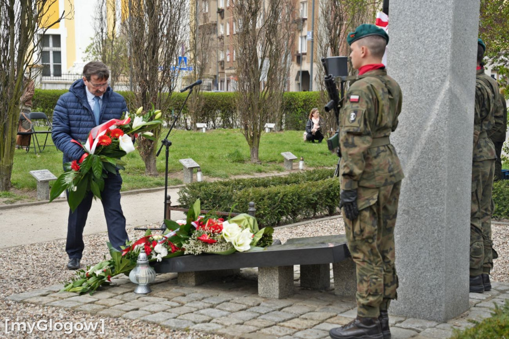 Uroczystości pod Pomnikiem Zbrodni Katyńskiej
