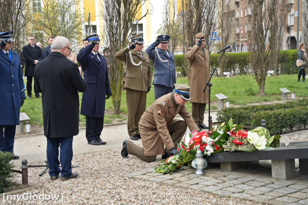 Uroczystości pod Pomnikiem Zbrodni Katyńskiej