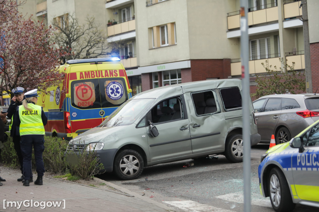 Wypadek na rondzie Jerzego Popiełuszki