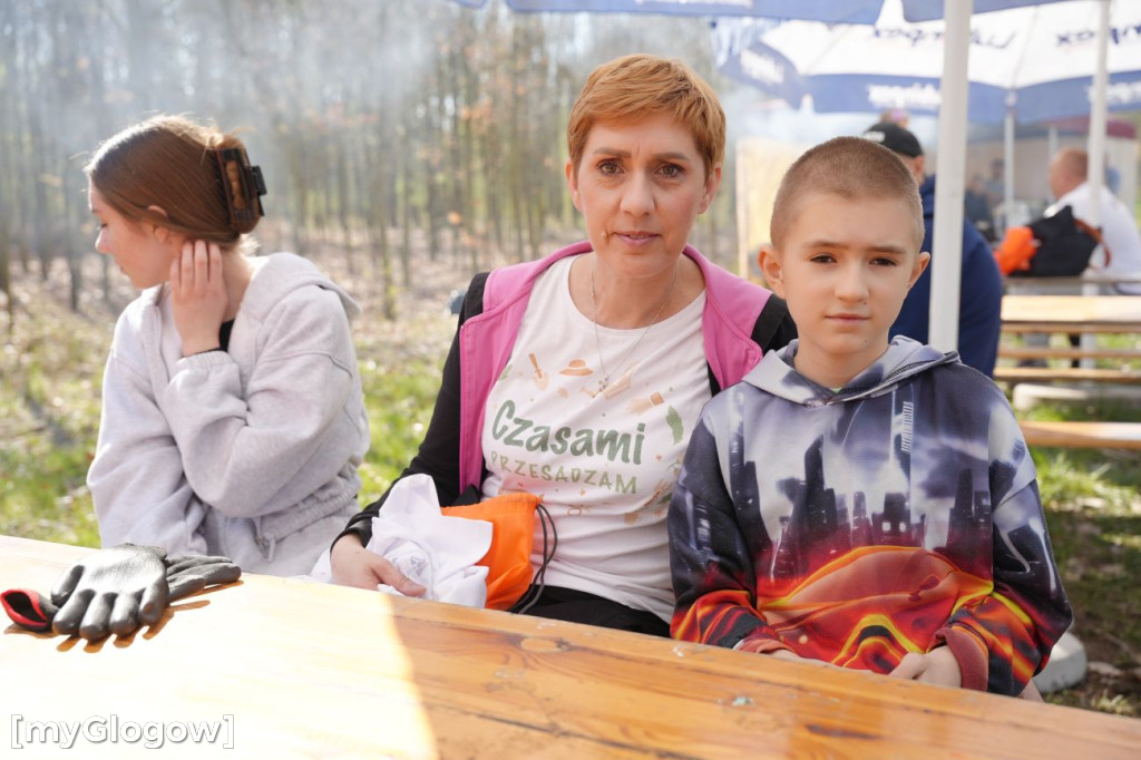 Sadzili buki koło Huty Głogów