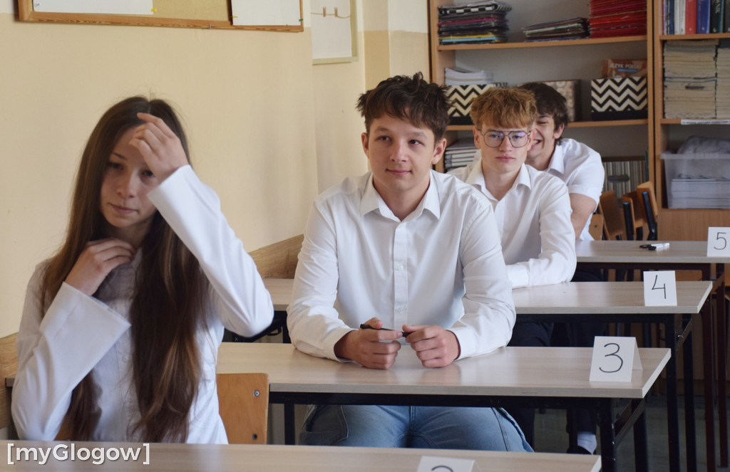 Egzamin ósmych klas w SP 11 w Głogowie