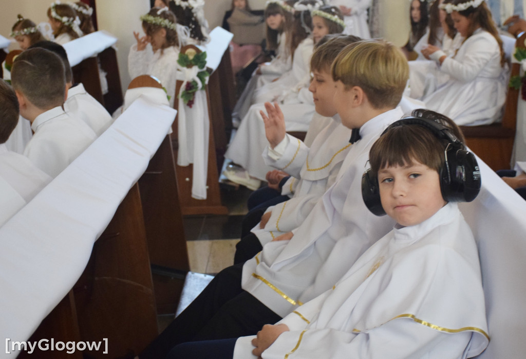 Pierwsza komunia w kościele św. Klemensa w Głogowie
