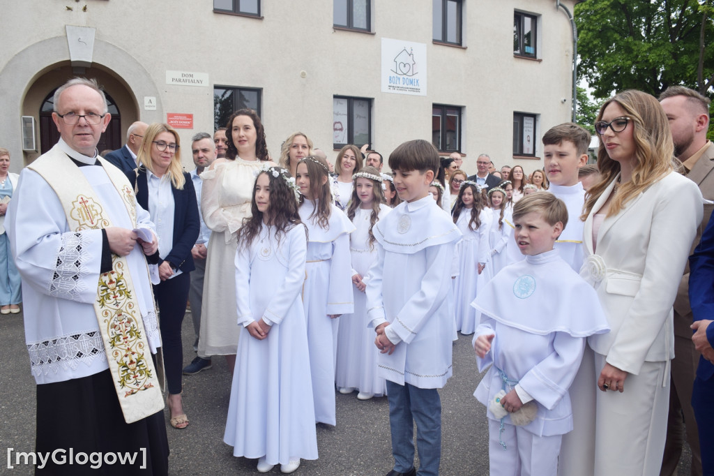 Pierwsza komunia w kościele św. Klemensa w Głogowie