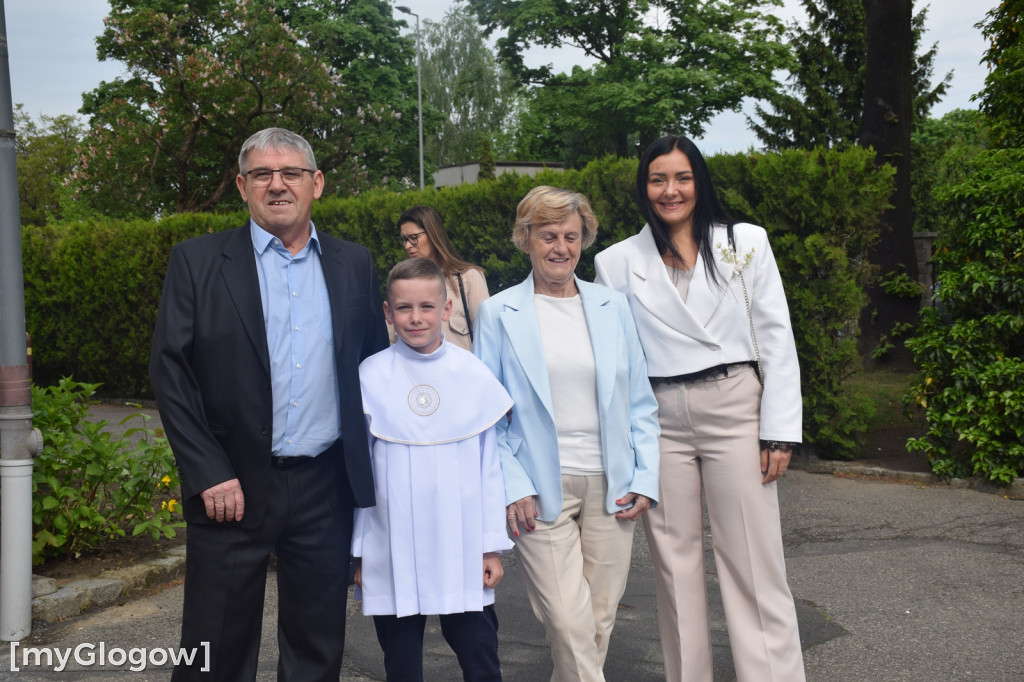 Pierwsza komunia w kościele św. Klemensa w Głogowie