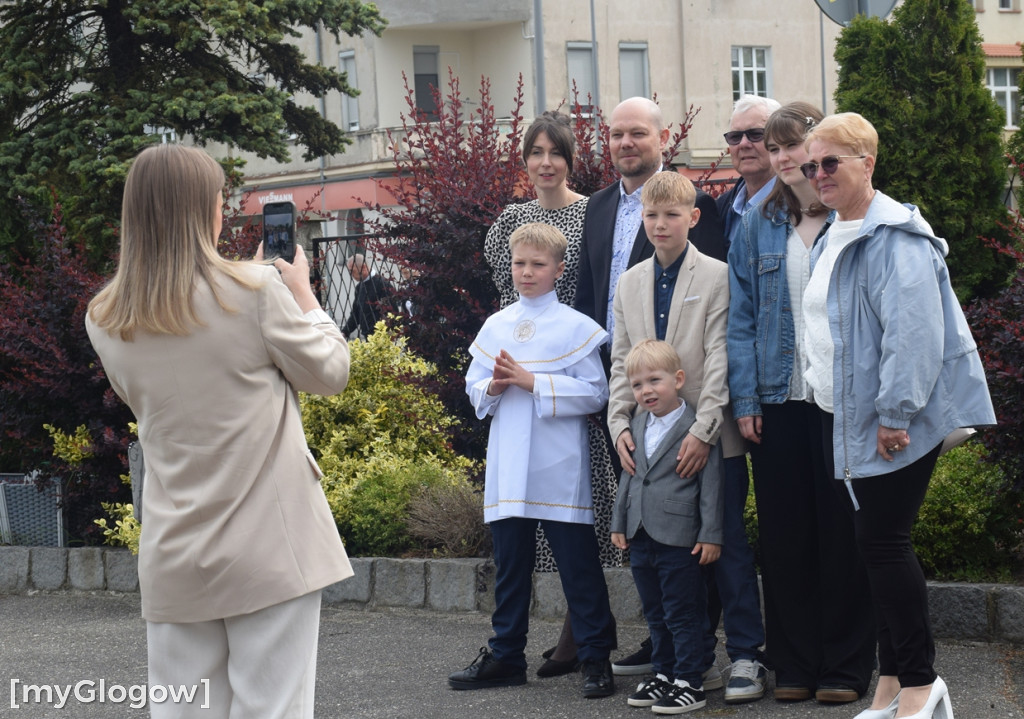 Pierwsza komunia w kościele św. Klemensa w Głogowie