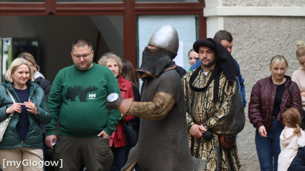 Rycerze w muzeum