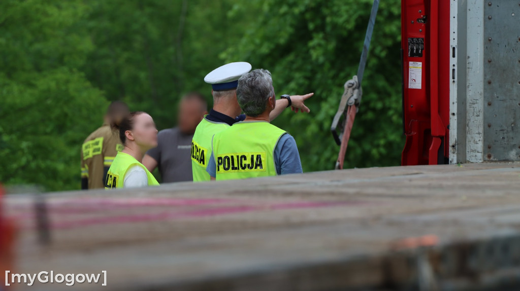 Wypadek motocyklisty