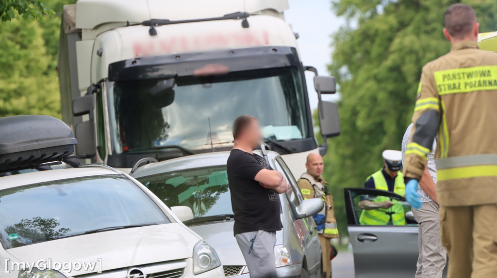 Wypadek motocyklisty