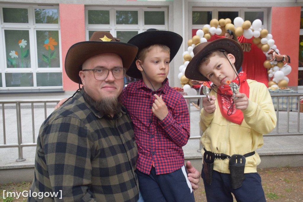 Dziki Zachód - piknik w PP nr 9 w Głogowie