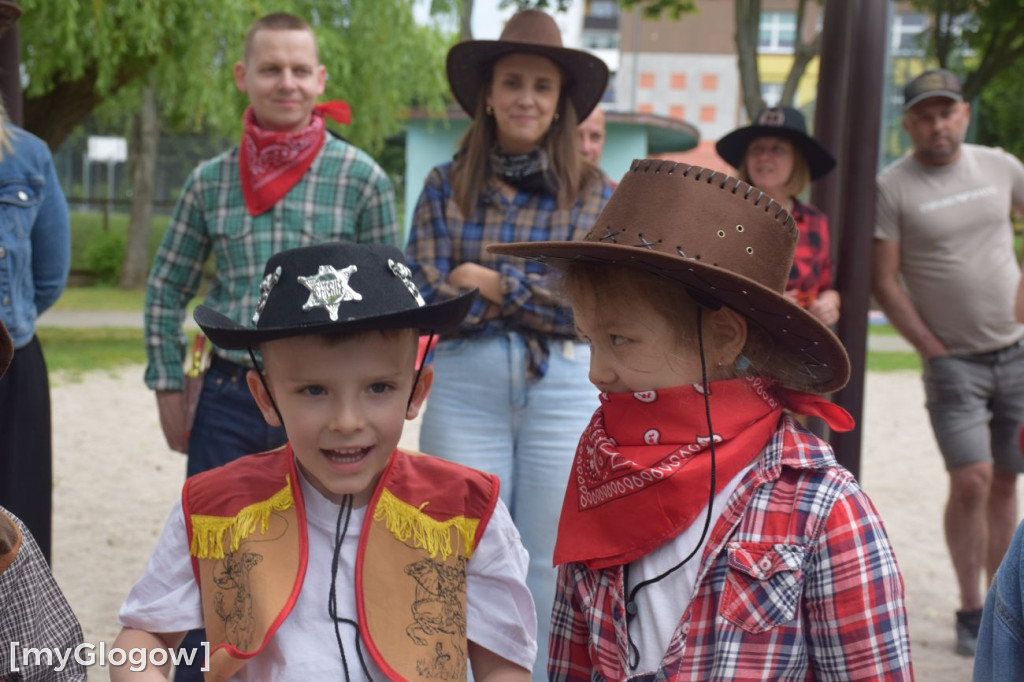 Dziki Zachód - piknik w PP nr 9 w Głogowie