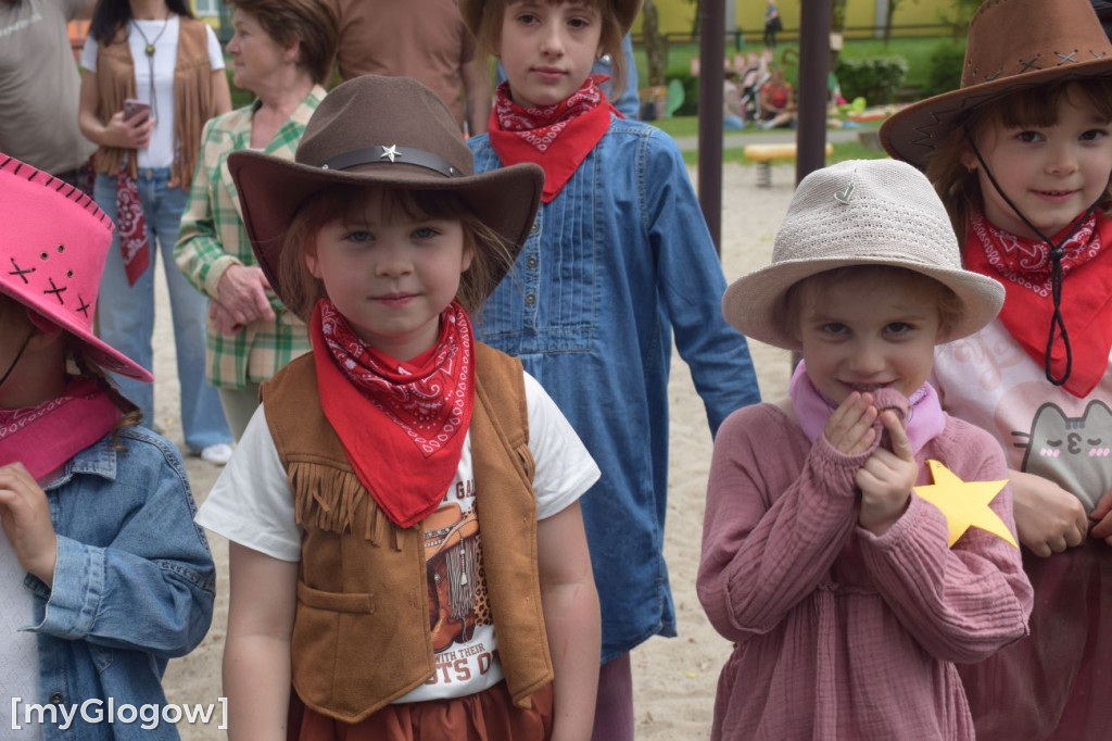 Dziki Zachód - piknik w PP nr 9 w Głogowie