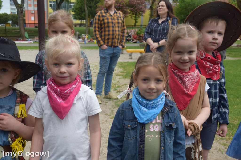 Dziki Zachód - piknik w PP nr 9 w Głogowie