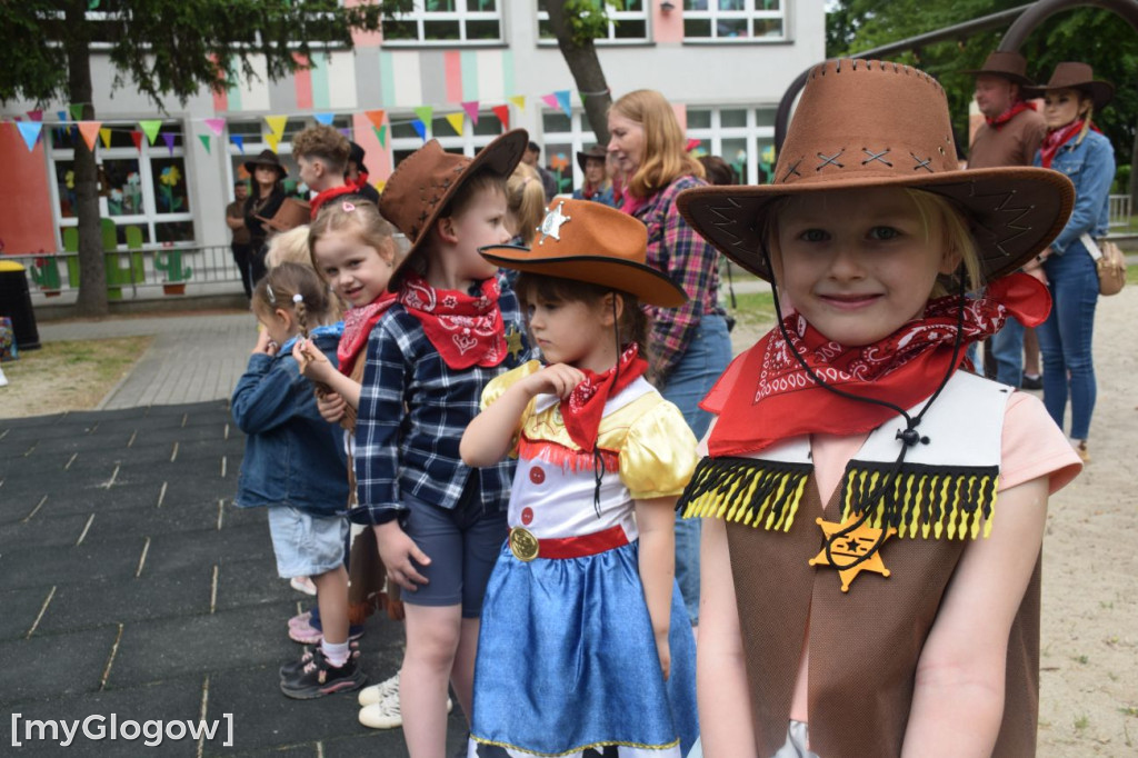 Dziki Zachód - piknik w PP nr 9 w Głogowie
