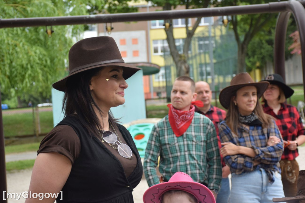 Dziki Zachód - piknik w PP nr 9 w Głogowie