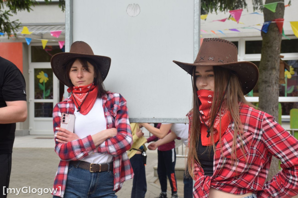 Dziki Zachód - piknik w PP nr 9 w Głogowie