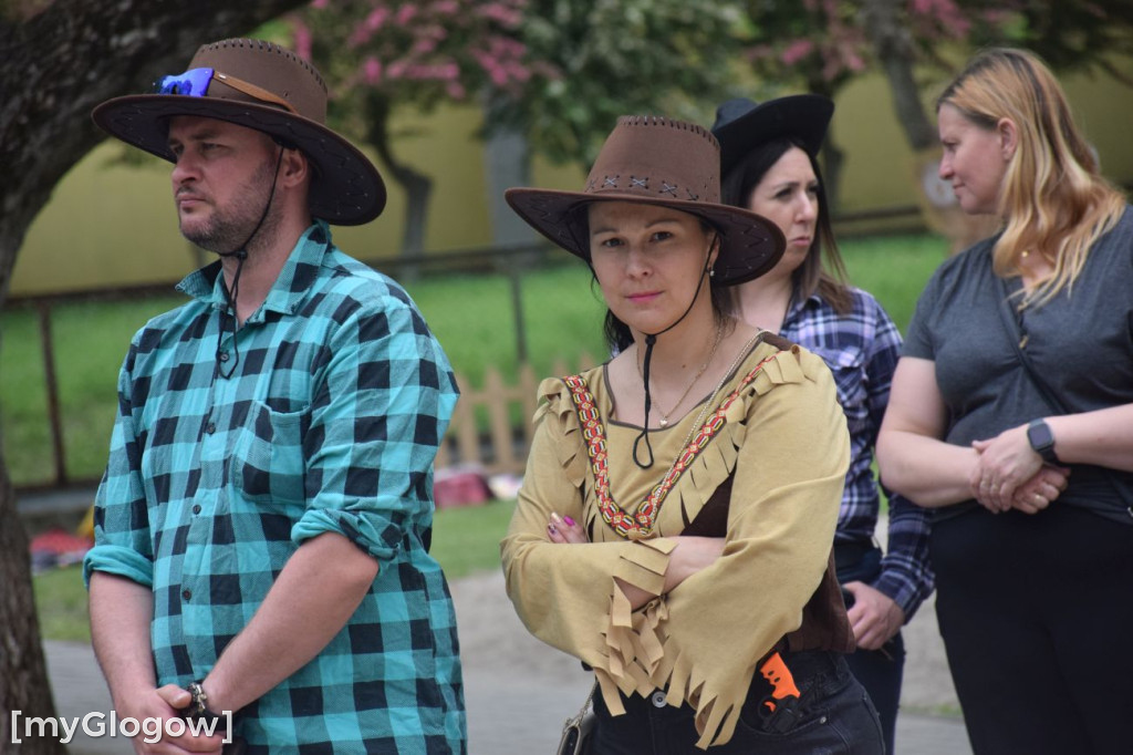 Dziki Zachód - piknik w PP nr 9 w Głogowie