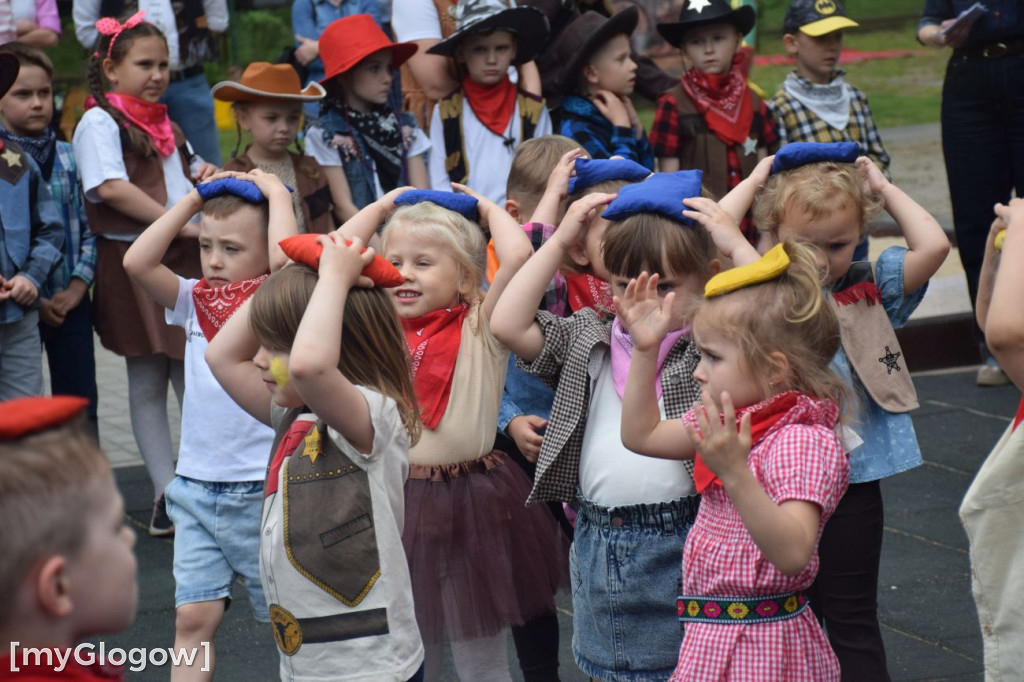 Dziki Zachód - piknik w PP nr 9 w Głogowie