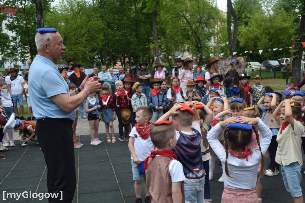 Dziki Zachód - piknik w PP nr 9 w Głogowie