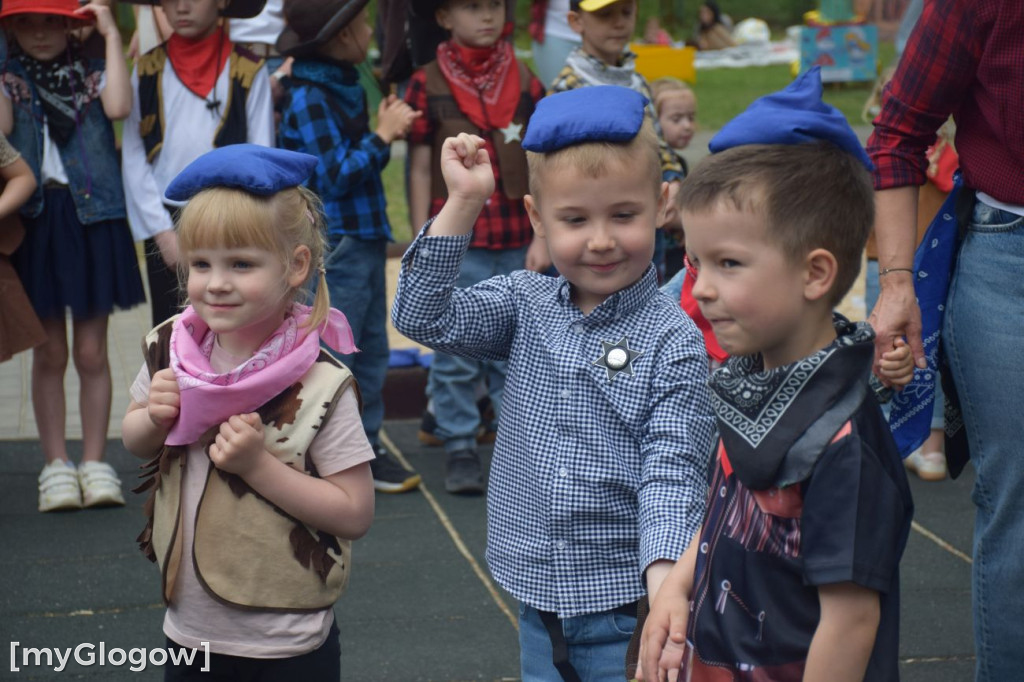 Dziki Zachód - piknik w PP nr 9 w Głogowie