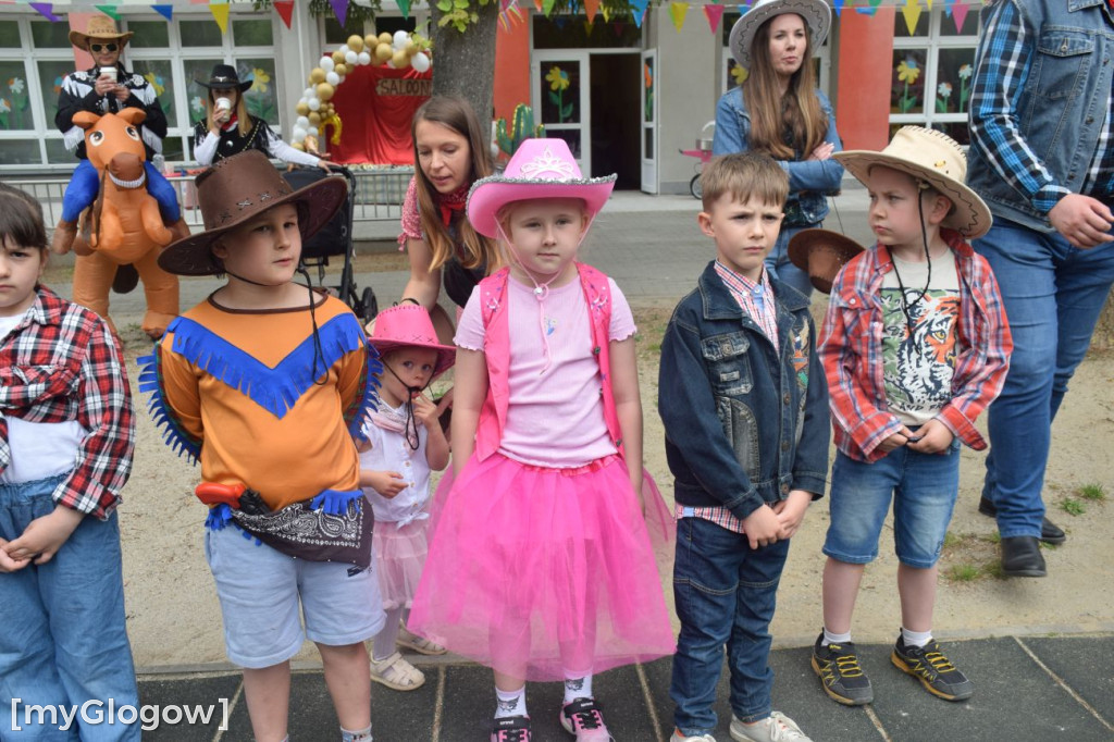 Dziki Zachód - piknik w PP nr 9 w Głogowie
